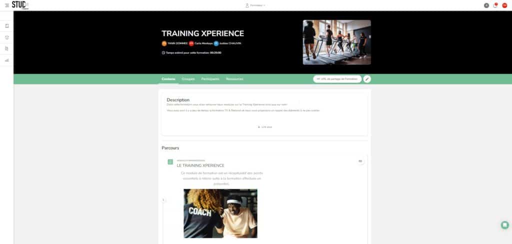La plateforme de formation en ligne de Keepcool hébergée sur Dokeos LMS